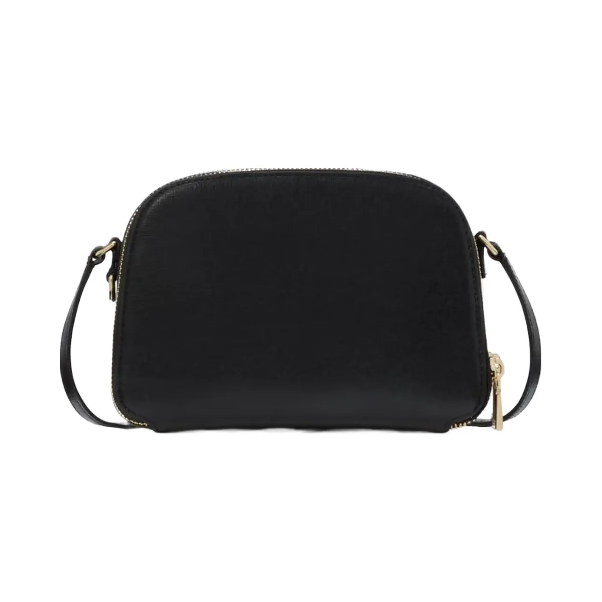 Kate Spade Devin Double Zip Dome Crossbody Black - HypeFly India View 4
