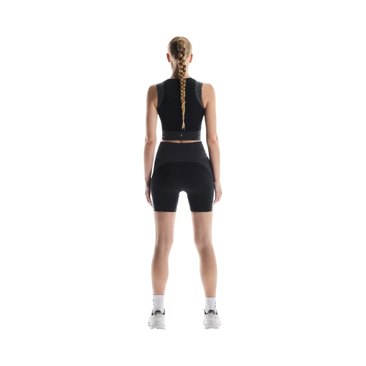 On Studio Knit Crop Black | Eclipse - HypeFly India View 3