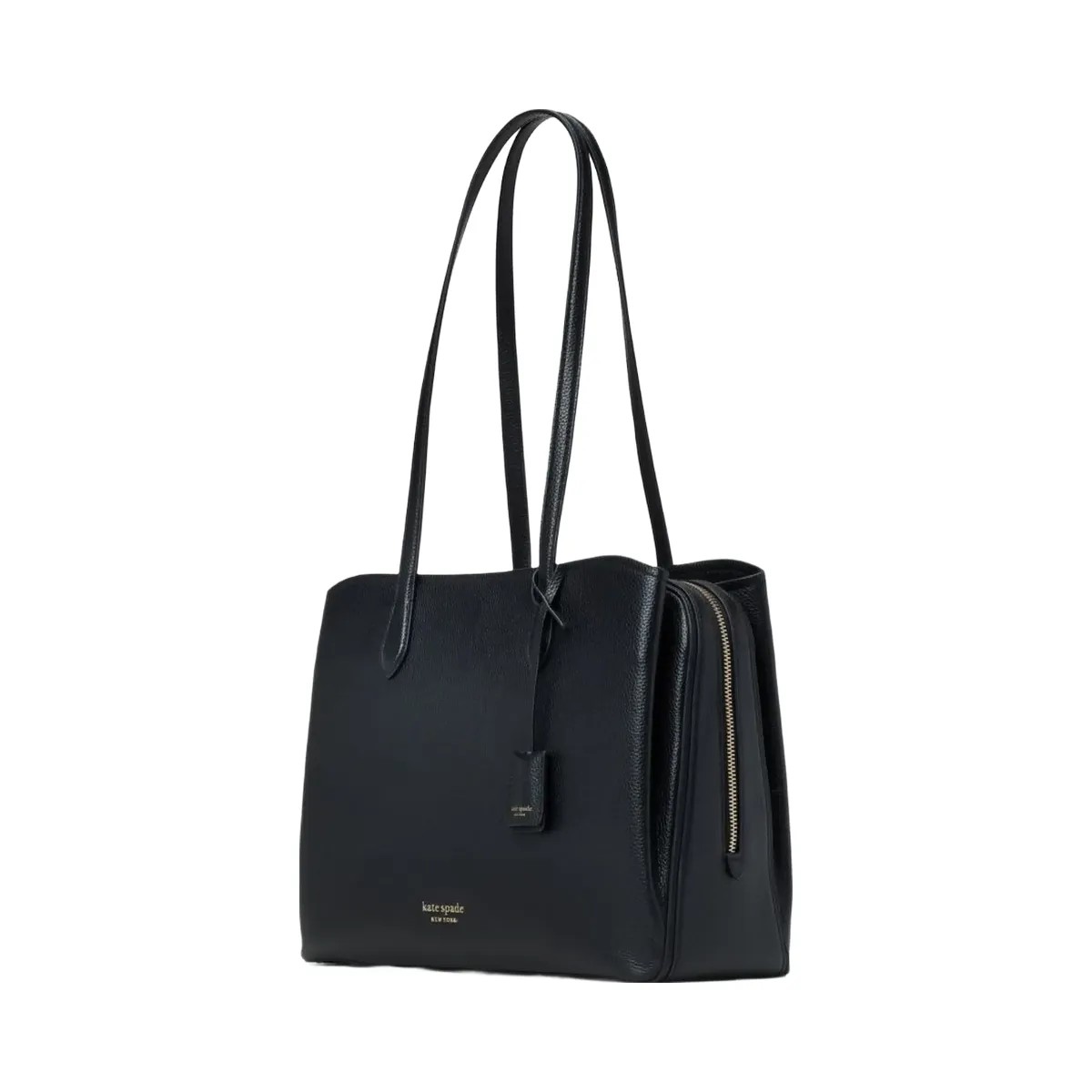 Kate Spade Hudson Large Work Tote Black - HypeFly India View 3