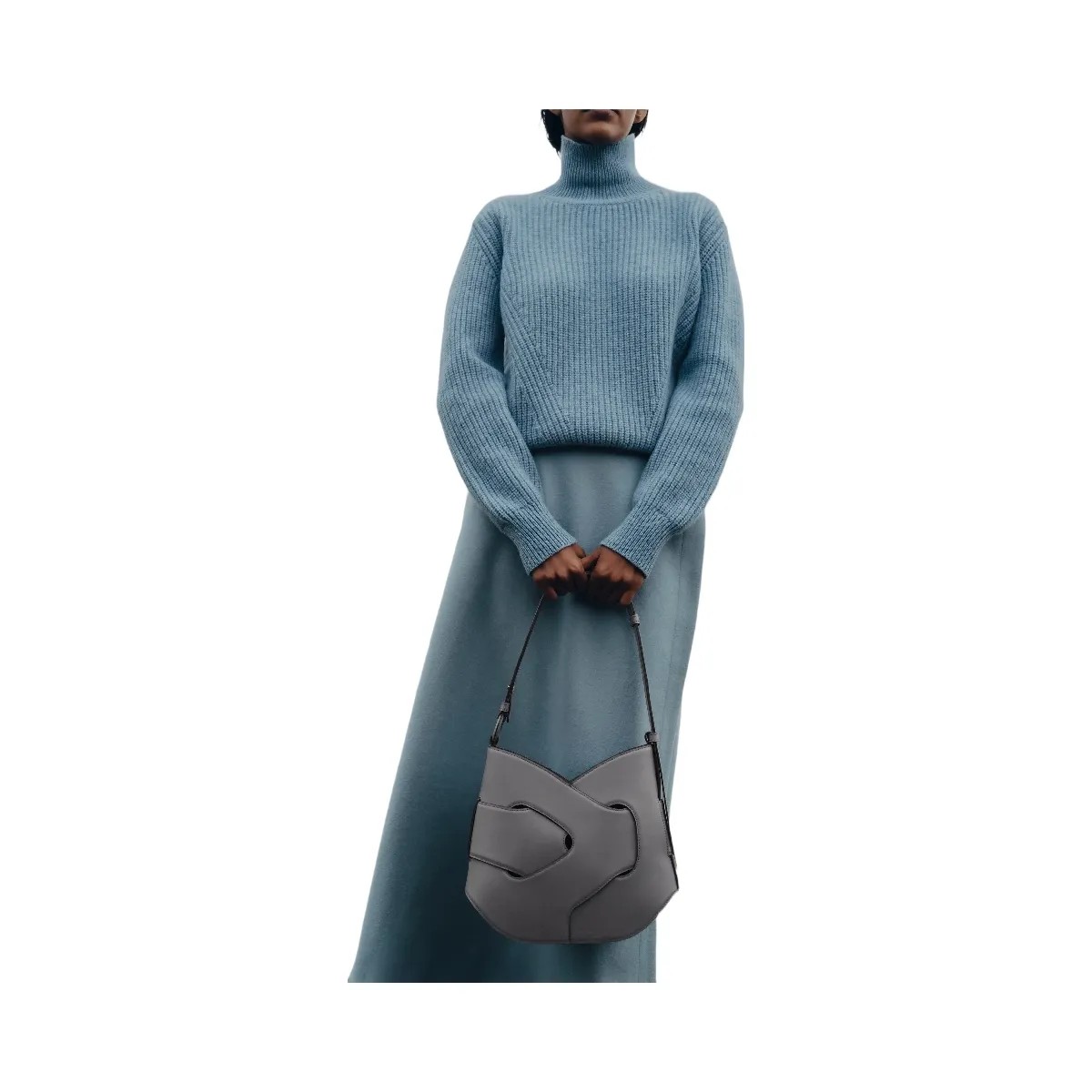 Polene Nodde Hobo Smooth Stone - HypeFly India View 6