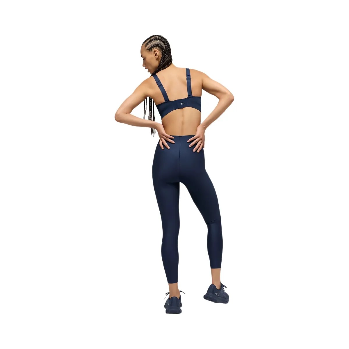 Alo Women's Airlift Strength Extreme High-Waist 7/8 Legging - Navy - HypeFly India View 5
