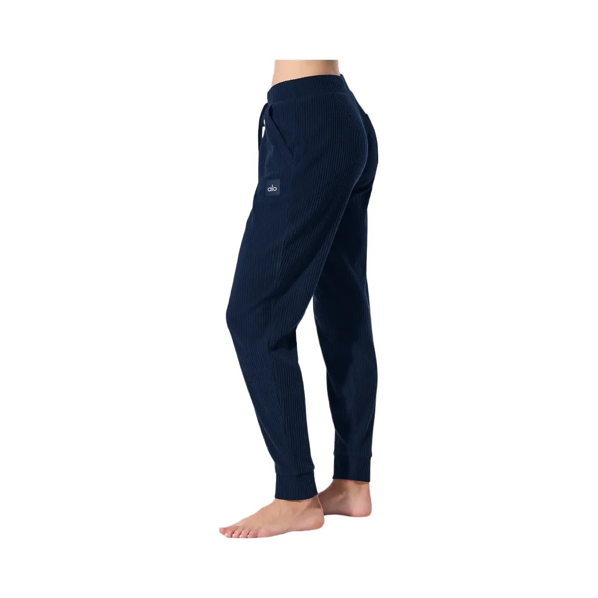 Alo Women's Muse Sweatpant - Navy - HypeFly India View 4