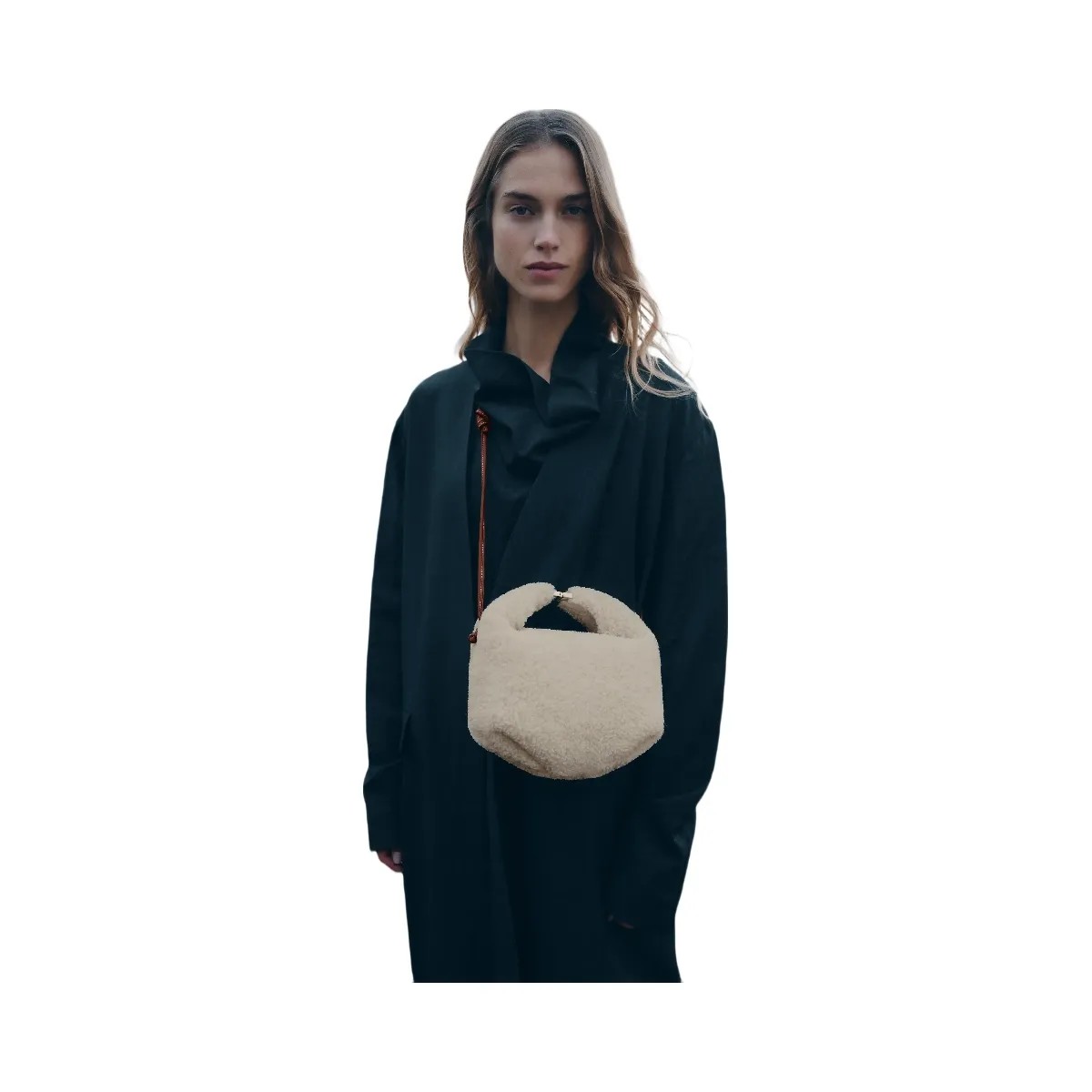 Polene Beri Ecru Shearling - HypeFly India View 5