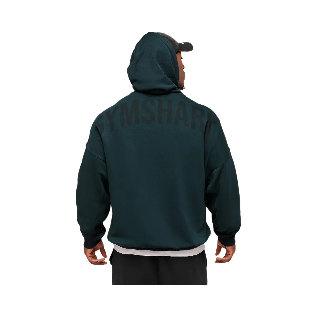 Gymshark Power Zip Up Hoodie - Deep Petrol Blue - HypeFly India View 6