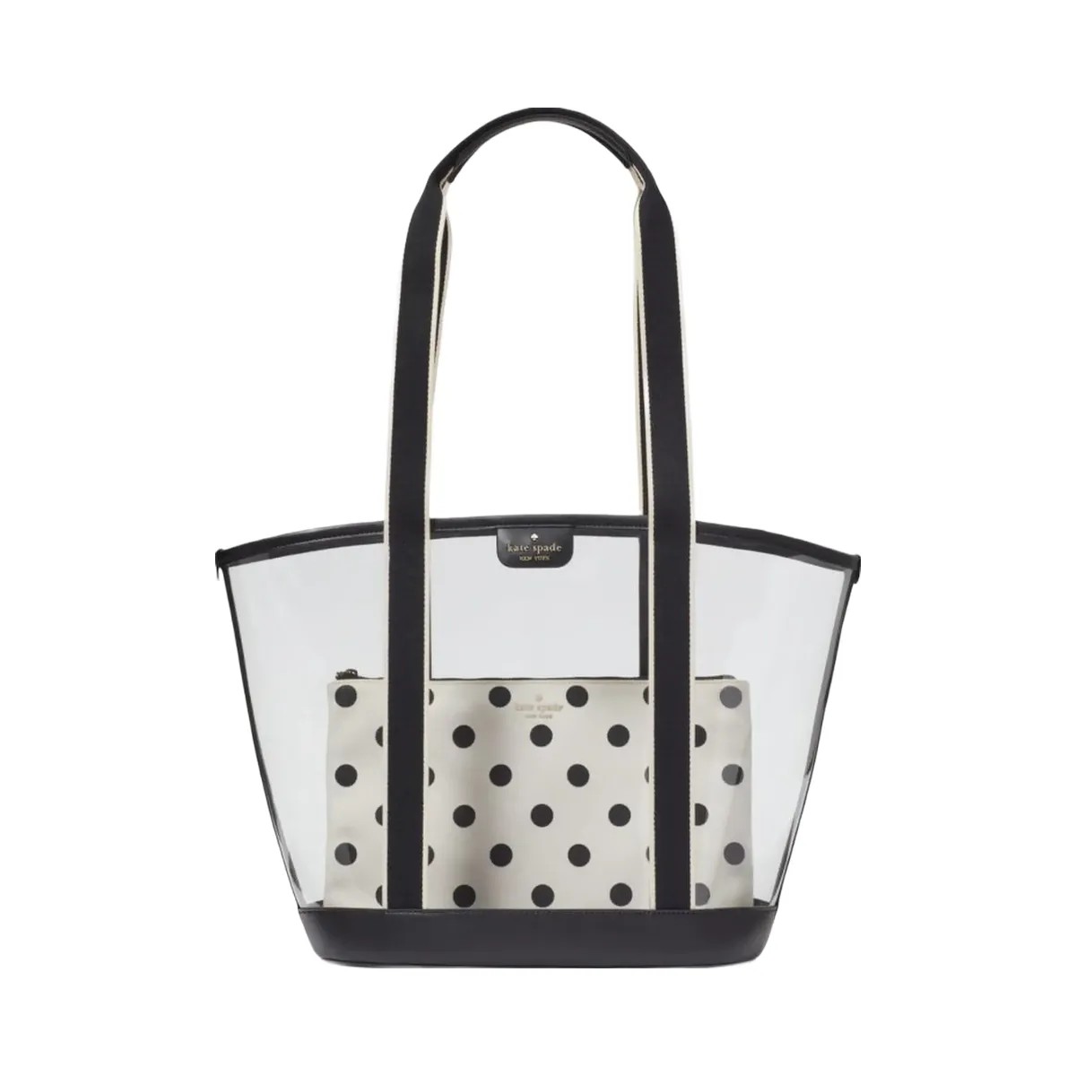 Kate Spade Clare See Through Tote Black Multi - HypeFly India View 1