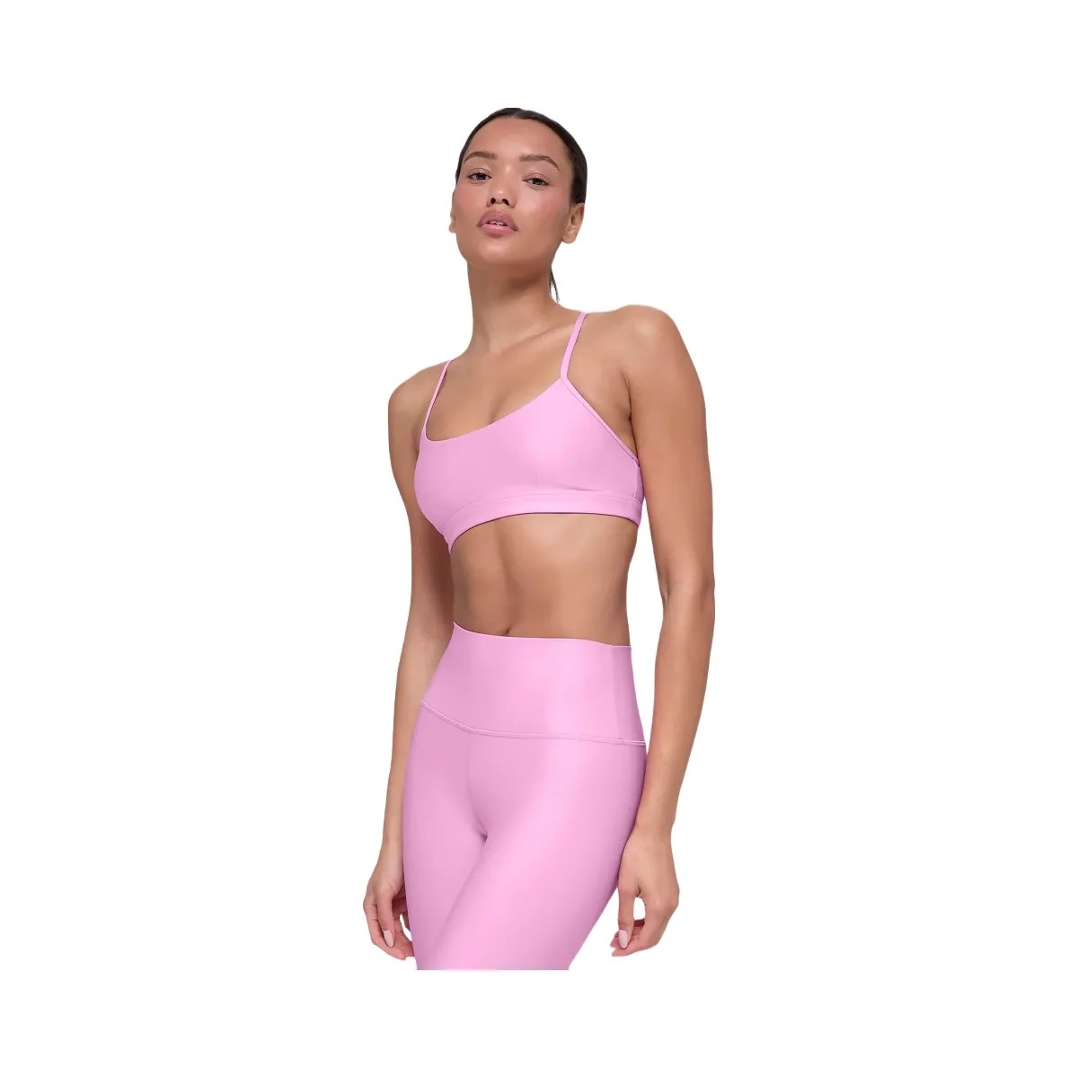 Alo Women's Airlift Intrigue Bra - Candy Heart Pink - HypeFly India View 1