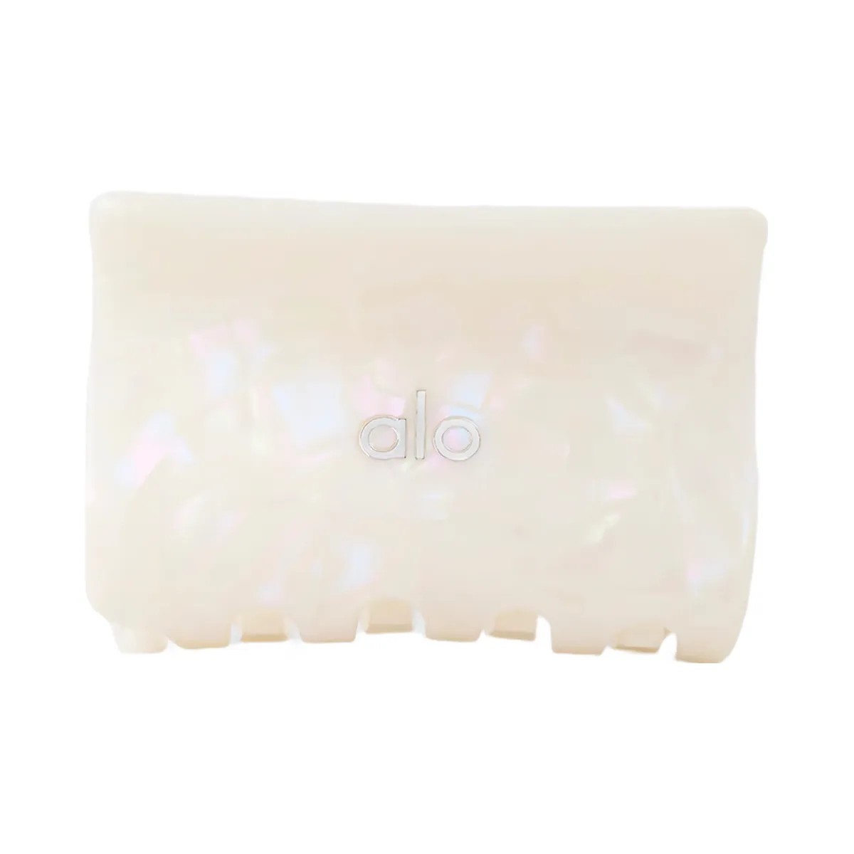 Alo Effortless Claw Clip - White Pearl - HypeFly India View 2