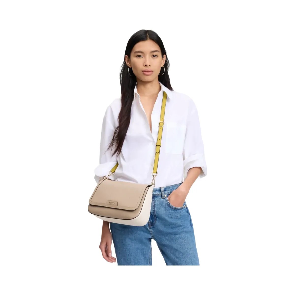 Kate Spade HUDSON convertible shoulder bag  Timeless Taupe Multi - HypeFly India View 3