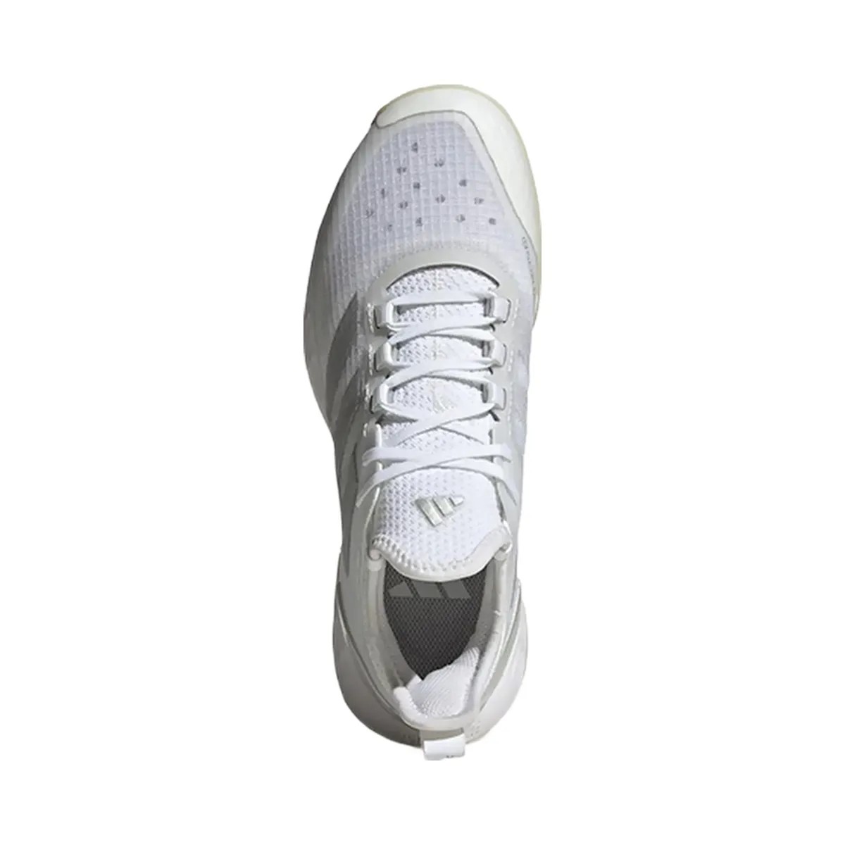 Adidas Adizero Ubersonic 4.1 Cloud White Silver Metallic Grey - HypeFly India View 5