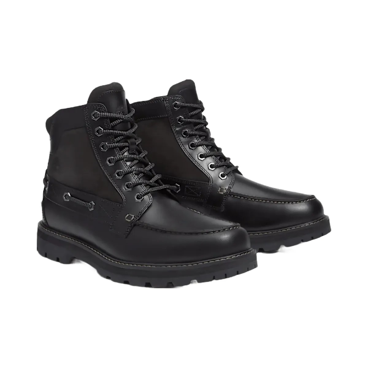Timberland Britton Road Moc-Toe Boot Black Full-Grain Men'S - HypeFly India View 1