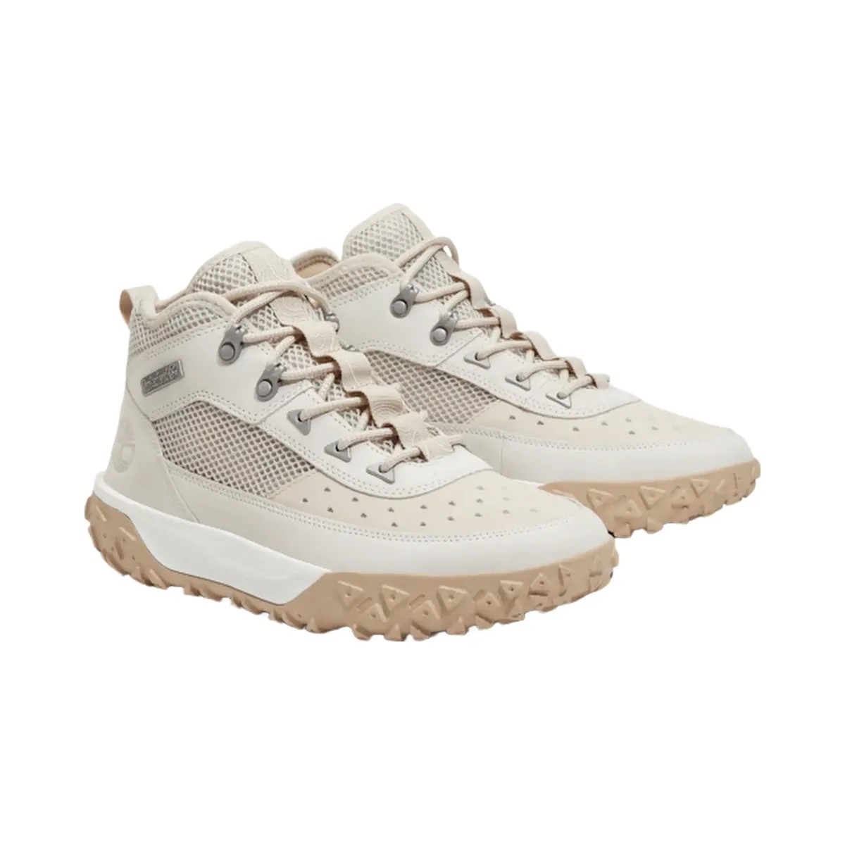 Timberland Greenstride Motion 6 Mid Lace-Up Hiking Boot Light Grey/White Men'S - HypeFly India View 1