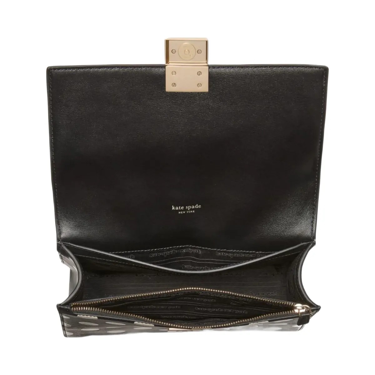 Kate Spade Deco Chain Shoulder Bag Black Multi - HypeFly India View 5