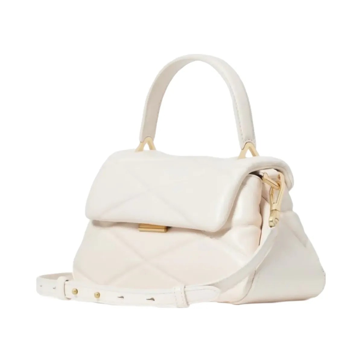 Kate Spade Grace Quilted Top Handle Bag Cream - HypeFly India View 1