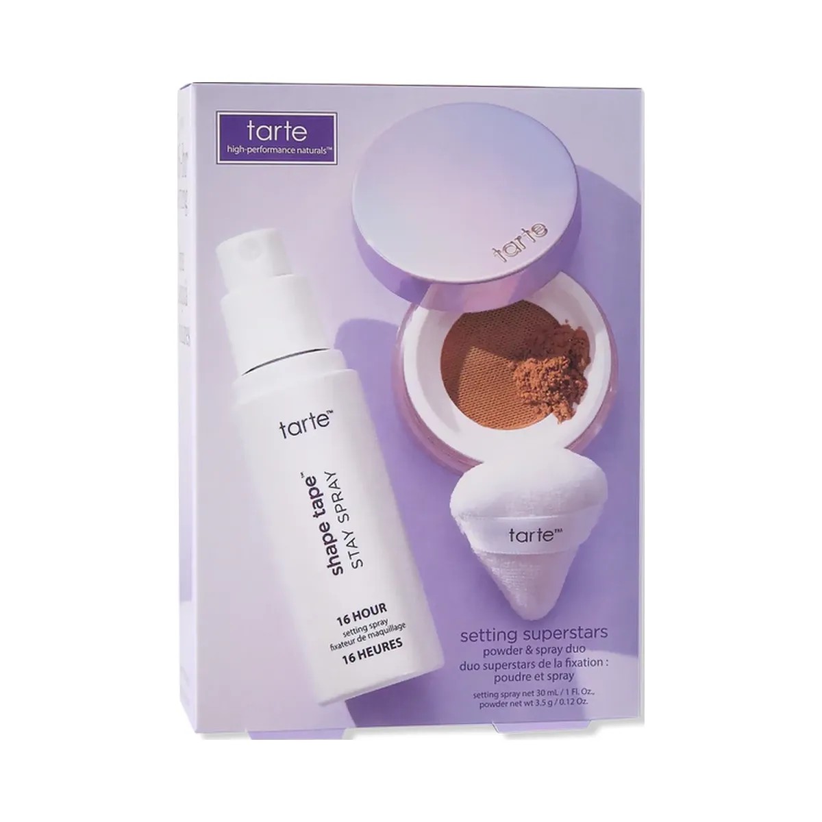 Tarte Setting Superstars Powder & Spray Duo 'Translucent Deep' - HypeFly India View 1
