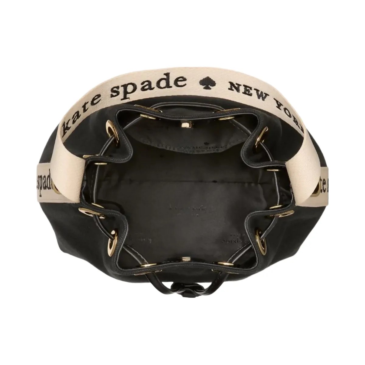 Kate Spade Kip Canvas Bucket Bag Black - HypeFly India View 4