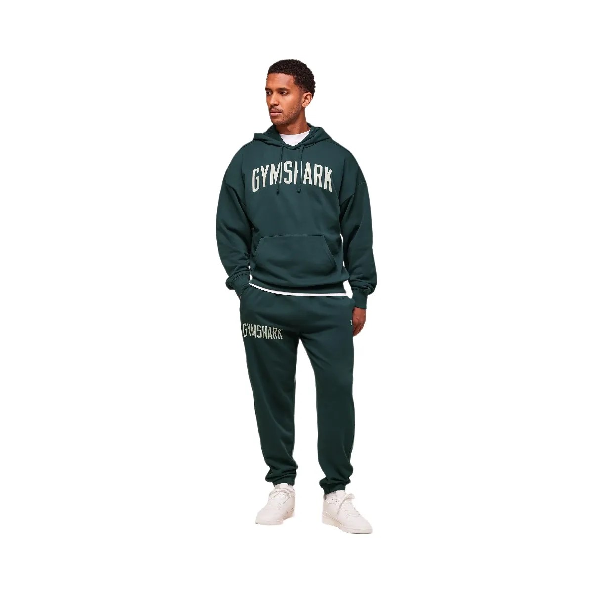 Gymshark Worn Graphic Hoodie - Deep Petrol Blue - HypeFly India View 5