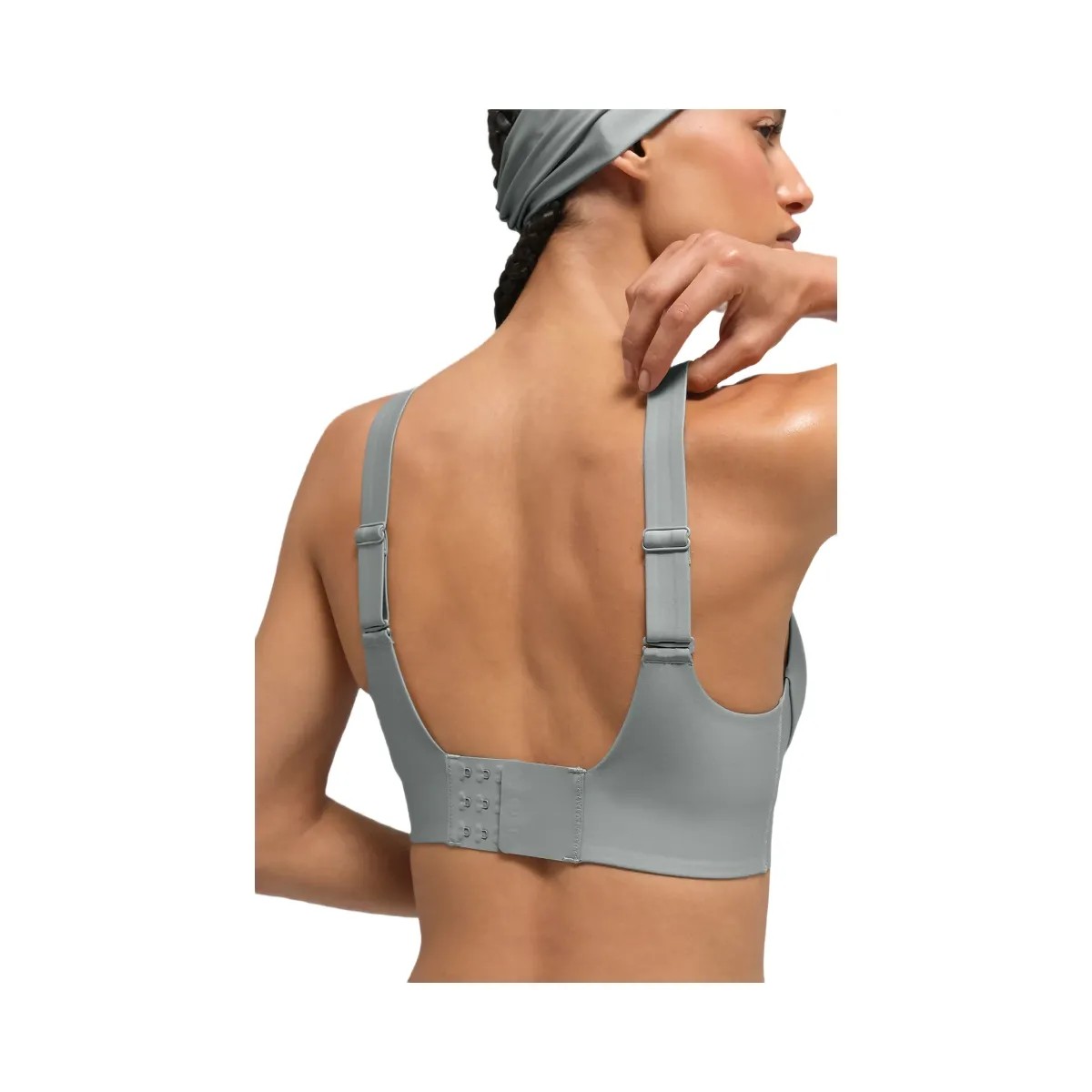 Alo Women's Airlift Endurance High-Impact Bra - Lunar Grey - HypeFly India View 2