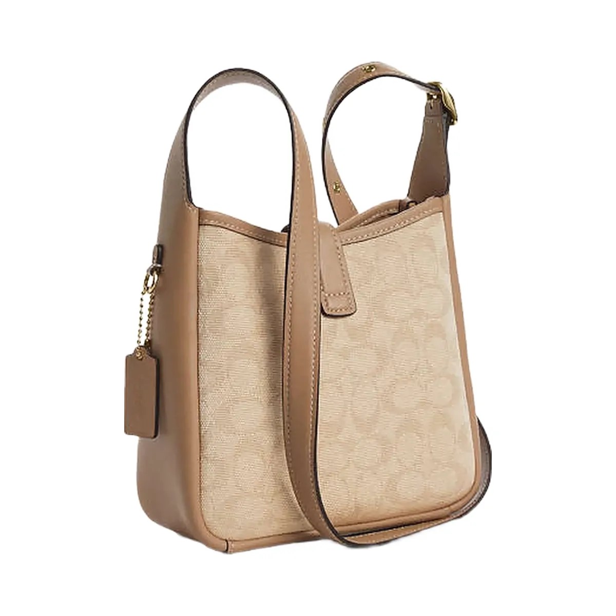Coach Hadley Mini Crossbody Bag With Signature Canvas Im-Dark Natural Multi - HypeFly India View 3