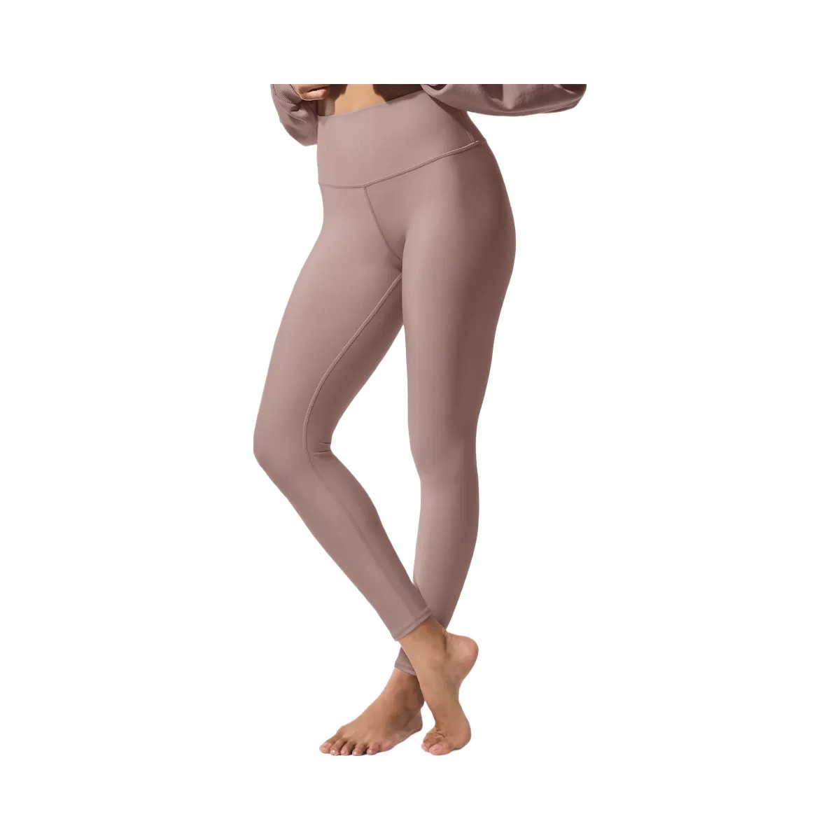 Alo Women's 7/8 High-Waist Airlift Legging - Taupe - HypeFly India View 1