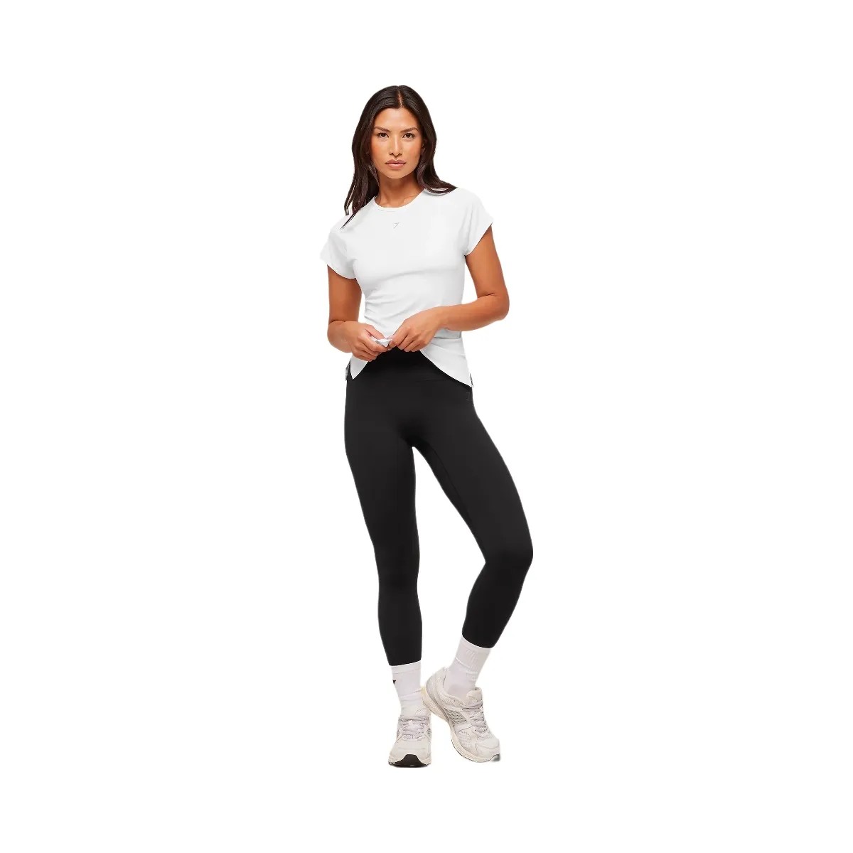 Gymshark Running Back Vent T-Shirt - White - HypeFly India View 3