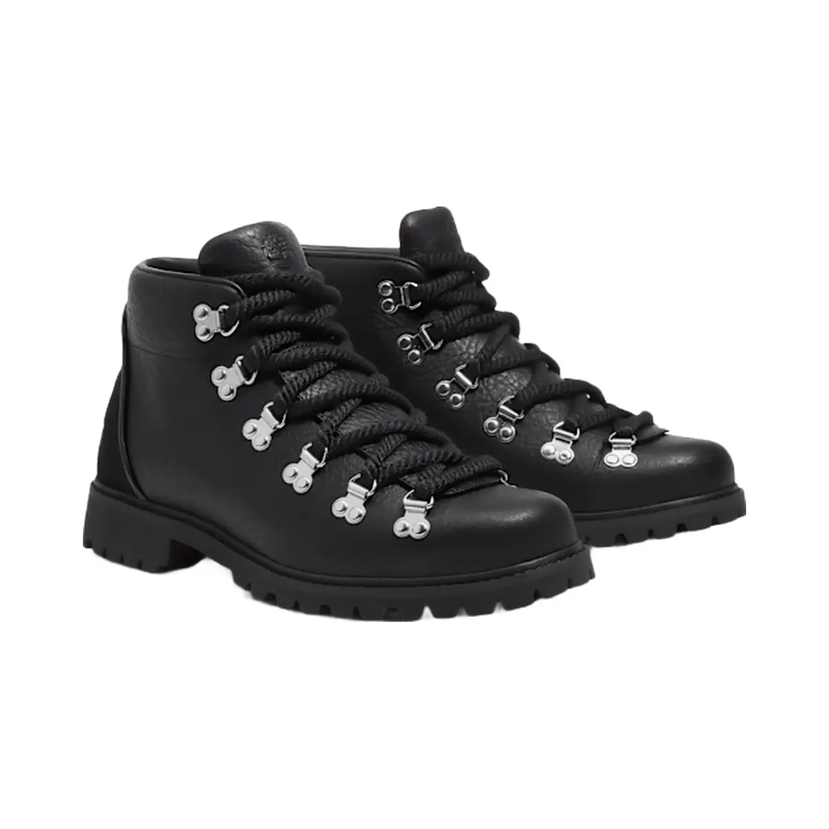 Timberland Authentic Hike Mid Hiking Boot Black Full-Grain Men'S - HypeFly India View 1