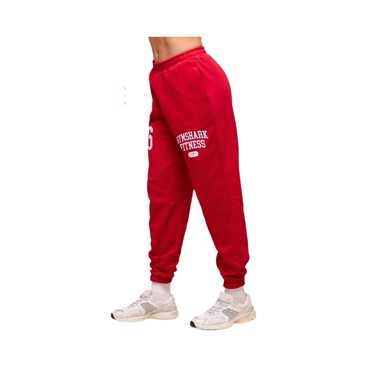 Gymshark Campus Graphic Oversized Jogger - Conditioning Red - HypeFly India View 3