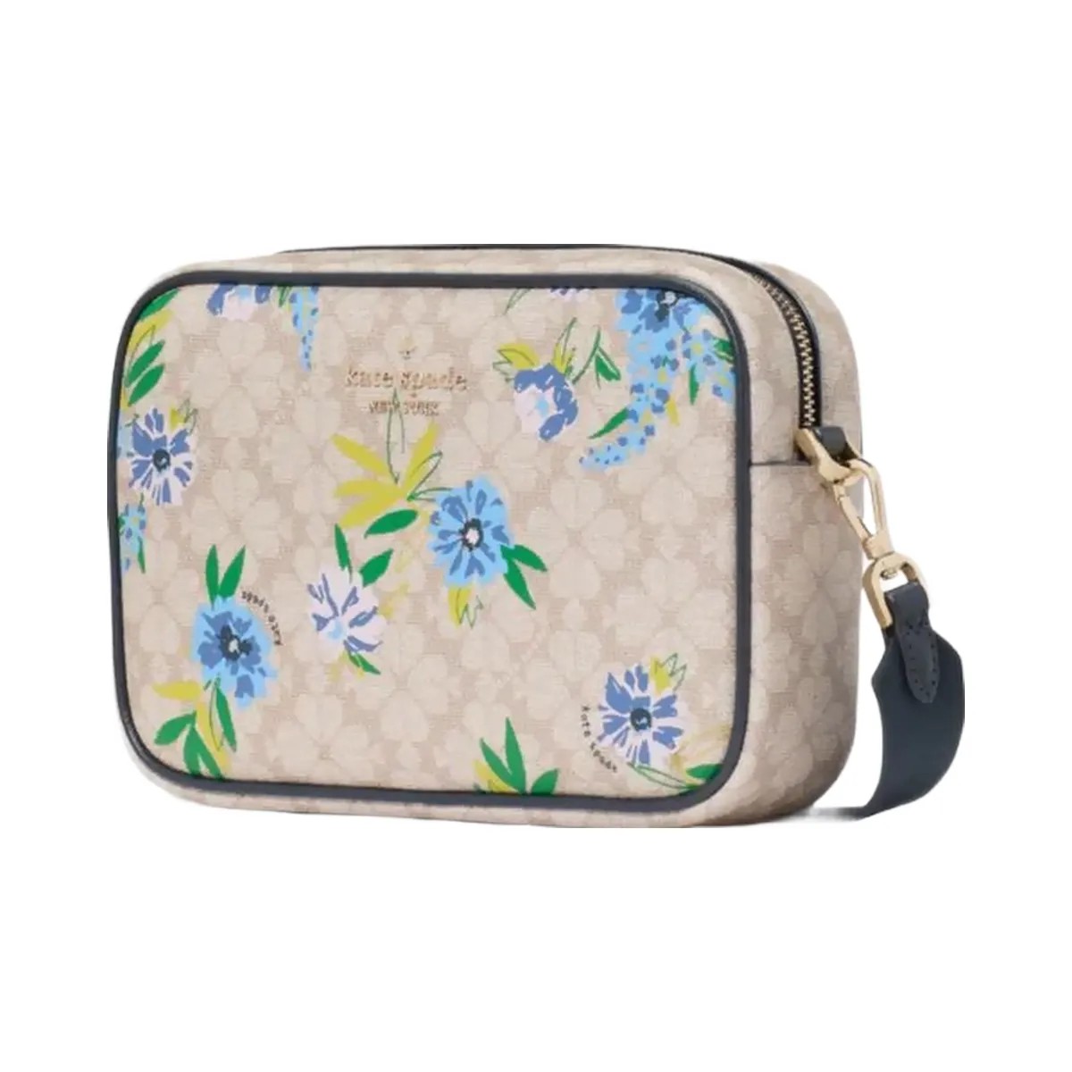 Kate Spade Flower Floral Camera Bag Blazer Blue Multi - HypeFly India View 3
