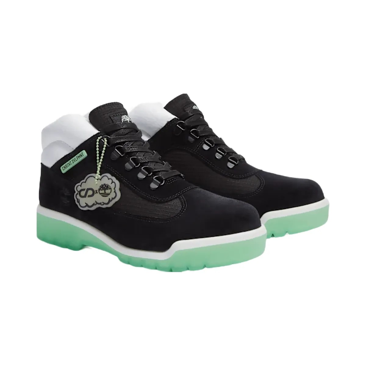 Timberland Cnstnt: Dvlpmnt Waterproof Field Boot Black Suede/Green Men'S - HypeFly India View 1