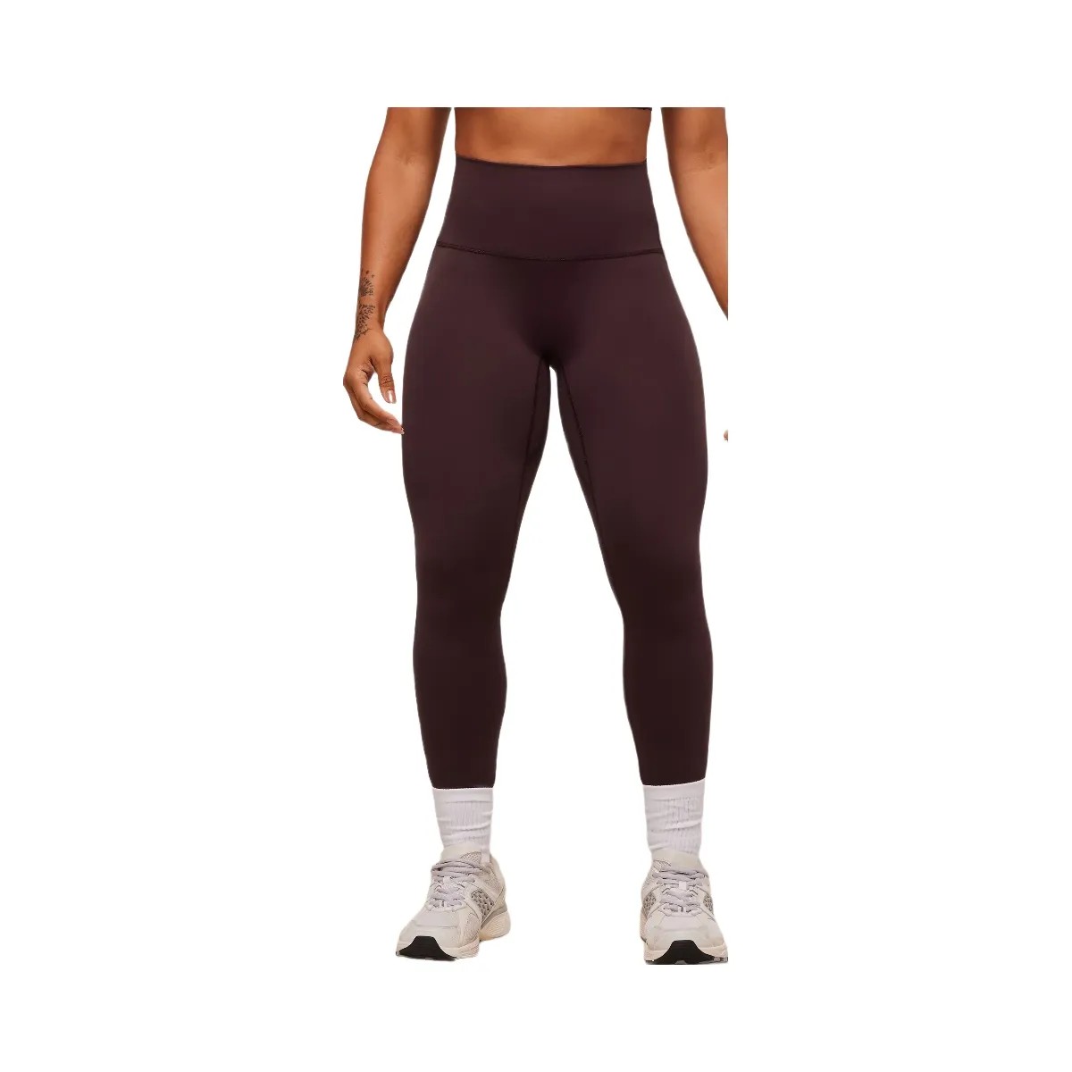 Gymshark Legacy Logo Leggings - Cherry Purple - HypeFly India View 1