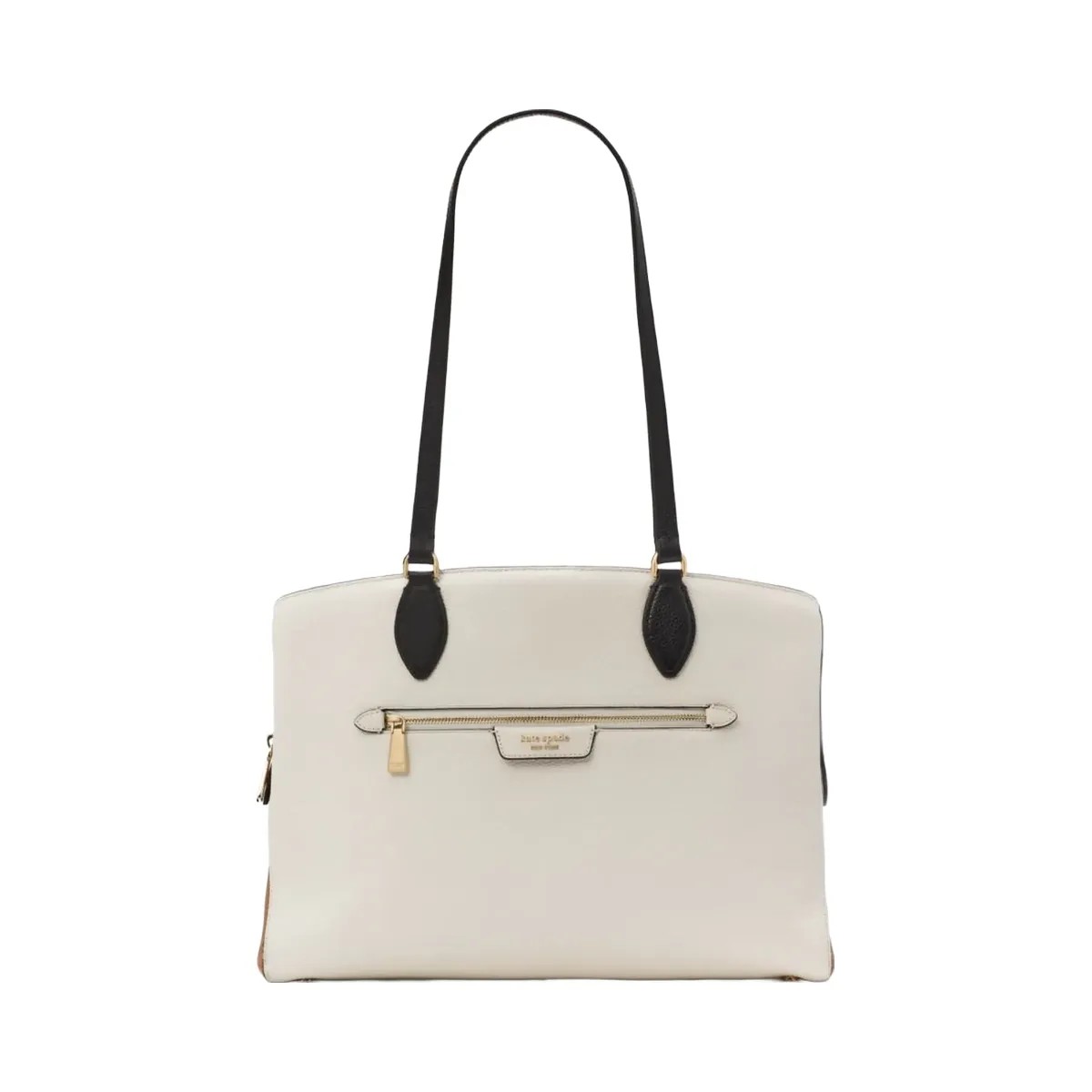 Kate Spade Hudson Colorblocked Work Tote Parchment Multi - HypeFly India View 1