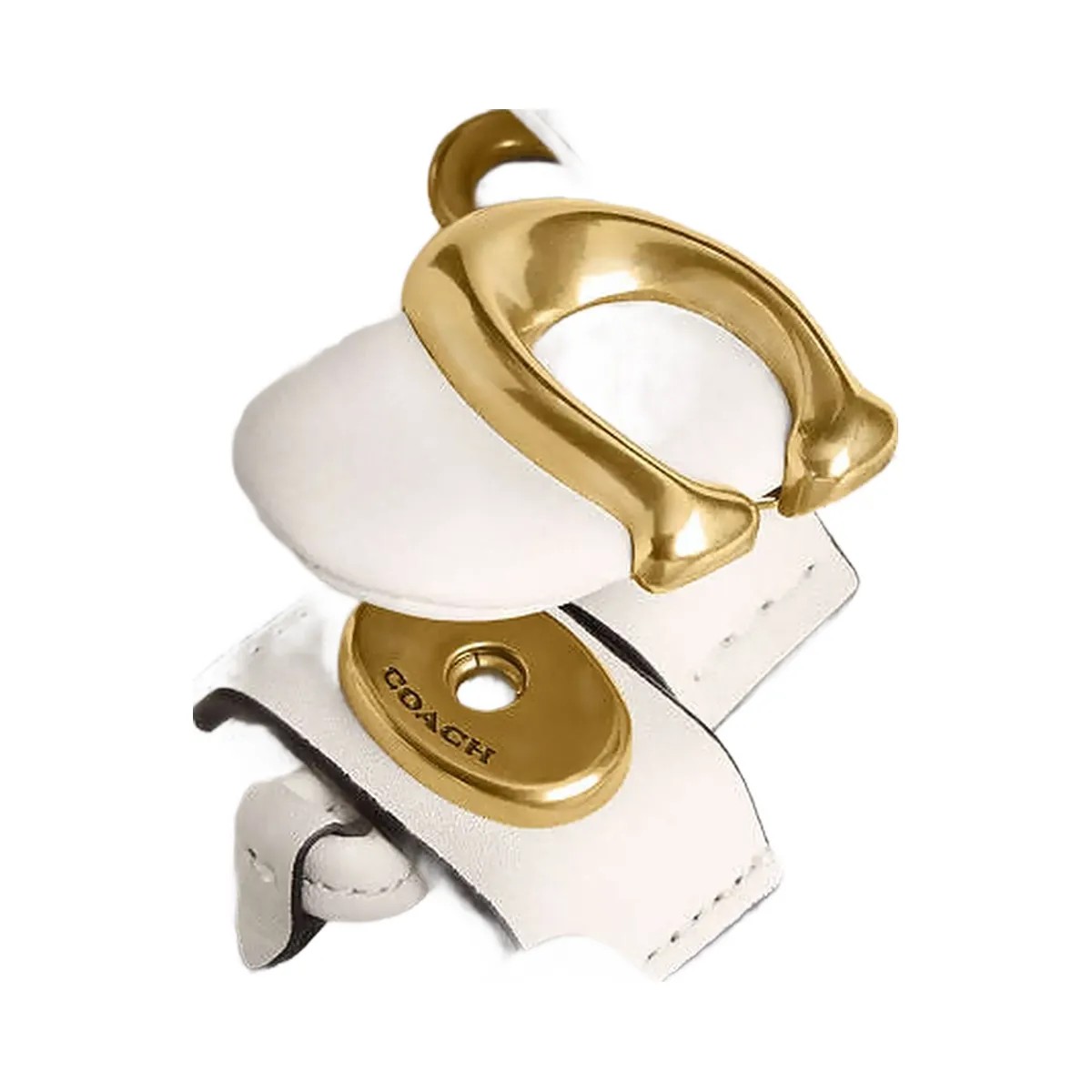 Coach Tabby Backpack With Pillow Quilting Nappa Leather-Brass-Chalk - HypeFly India View 4