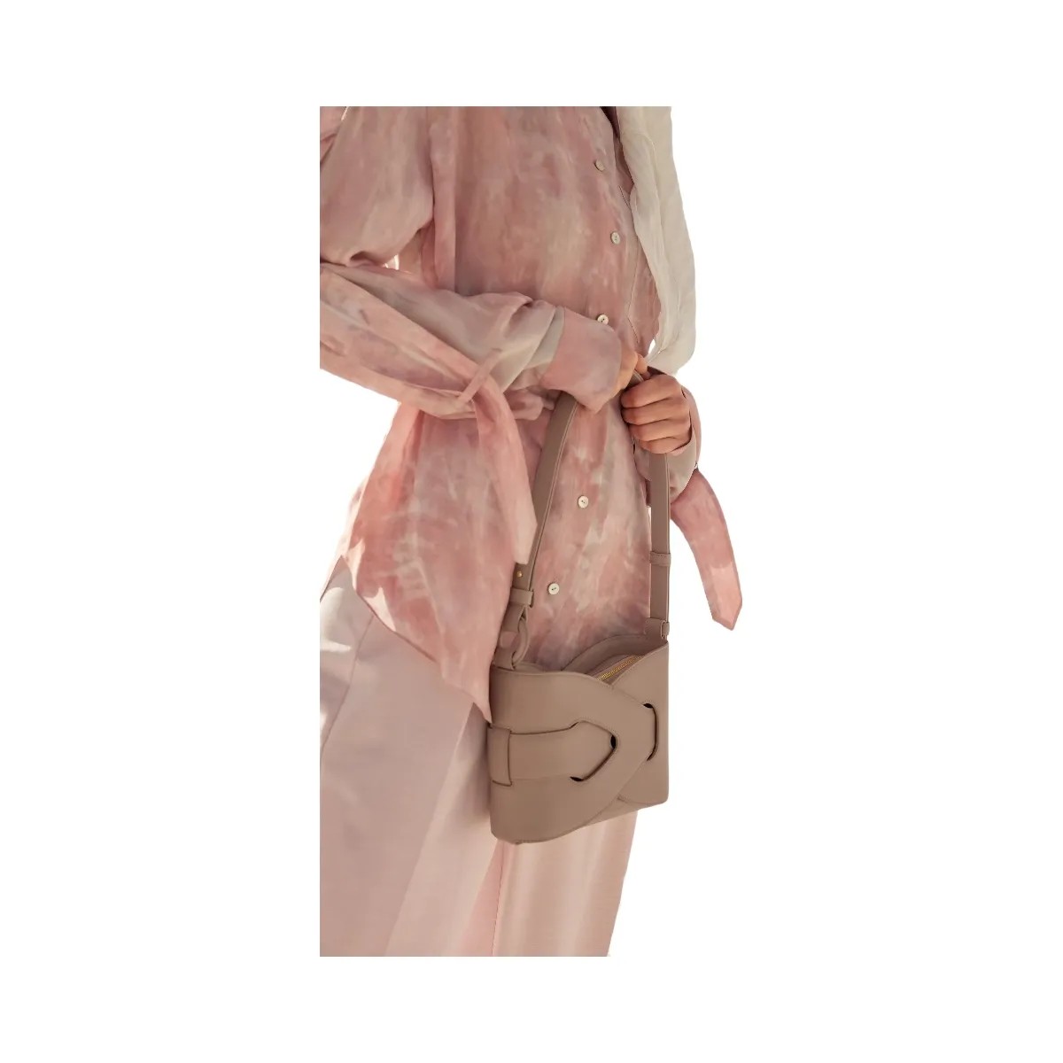 Polene Nodde Smooth Taupe - HypeFly India View 3