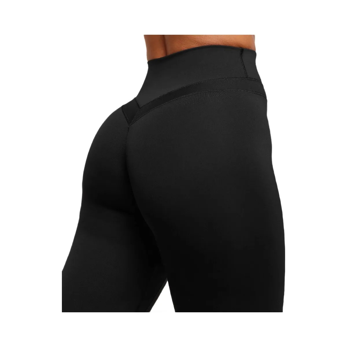 Gymshark Whitney Flared Leggings - Black - HypeFly India View 3