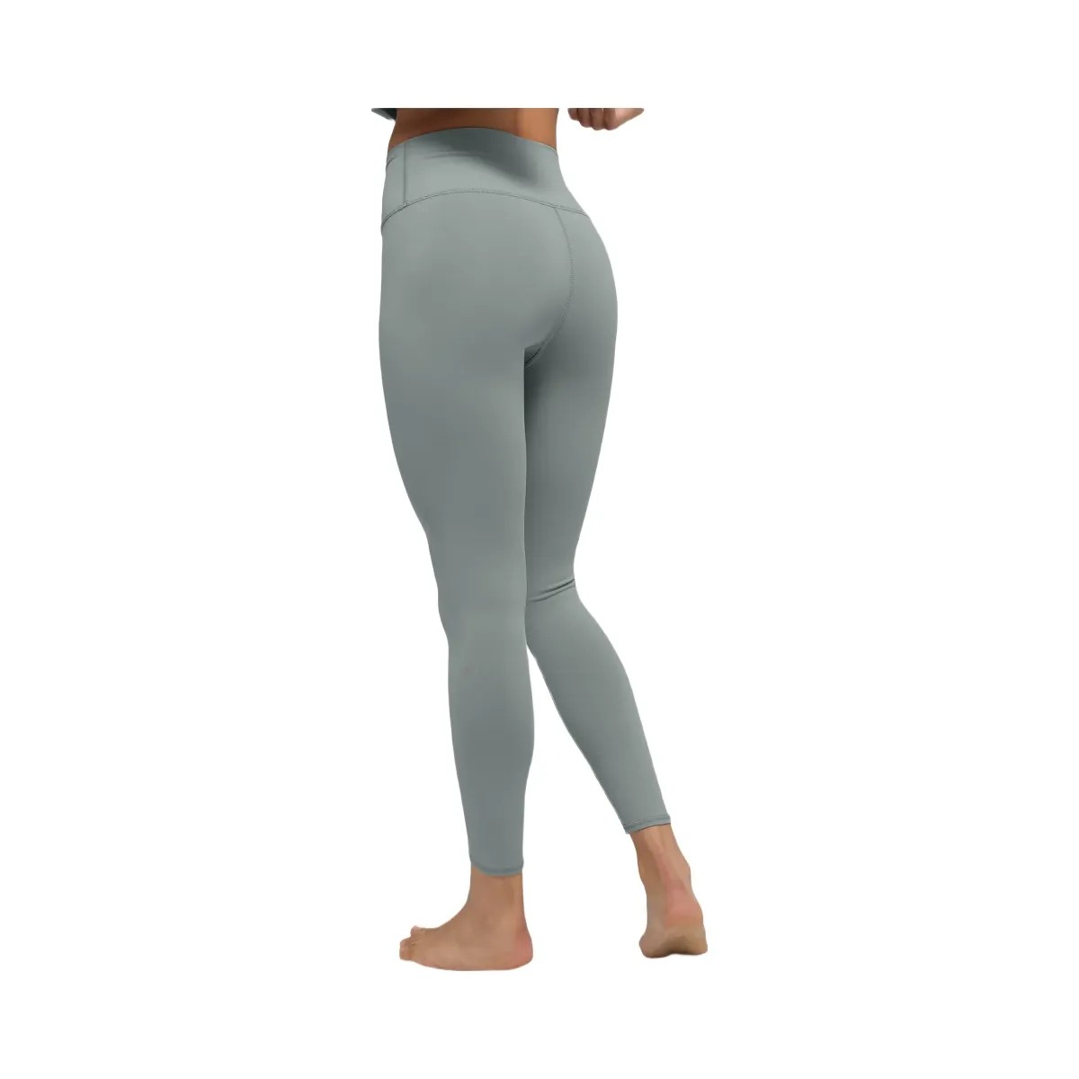 Alo Women's 7/8 High-Waist Airbrush Legging - Lunar Grey - HypeFly India View 2