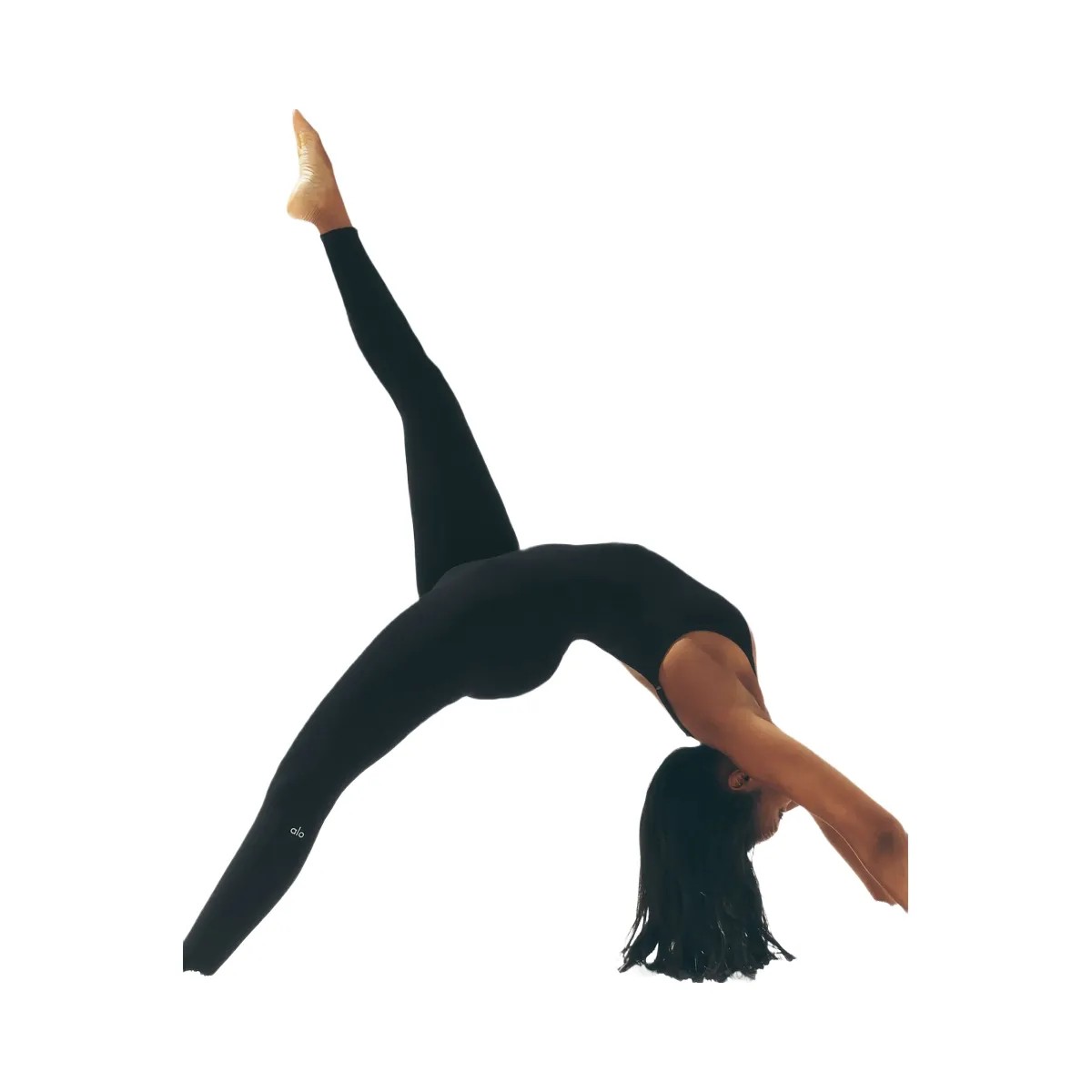 Alo Women's Airbrush One And Done Onesie - Black - HypeFly India View 6