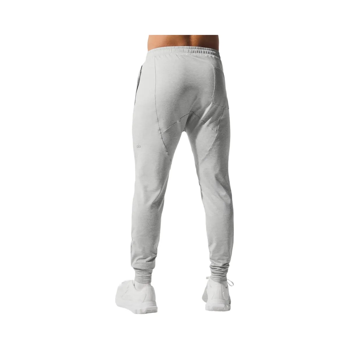 Alo Men's Conquer Revitalize Pant - Athletic Heather Grey - HypeFly India View 3