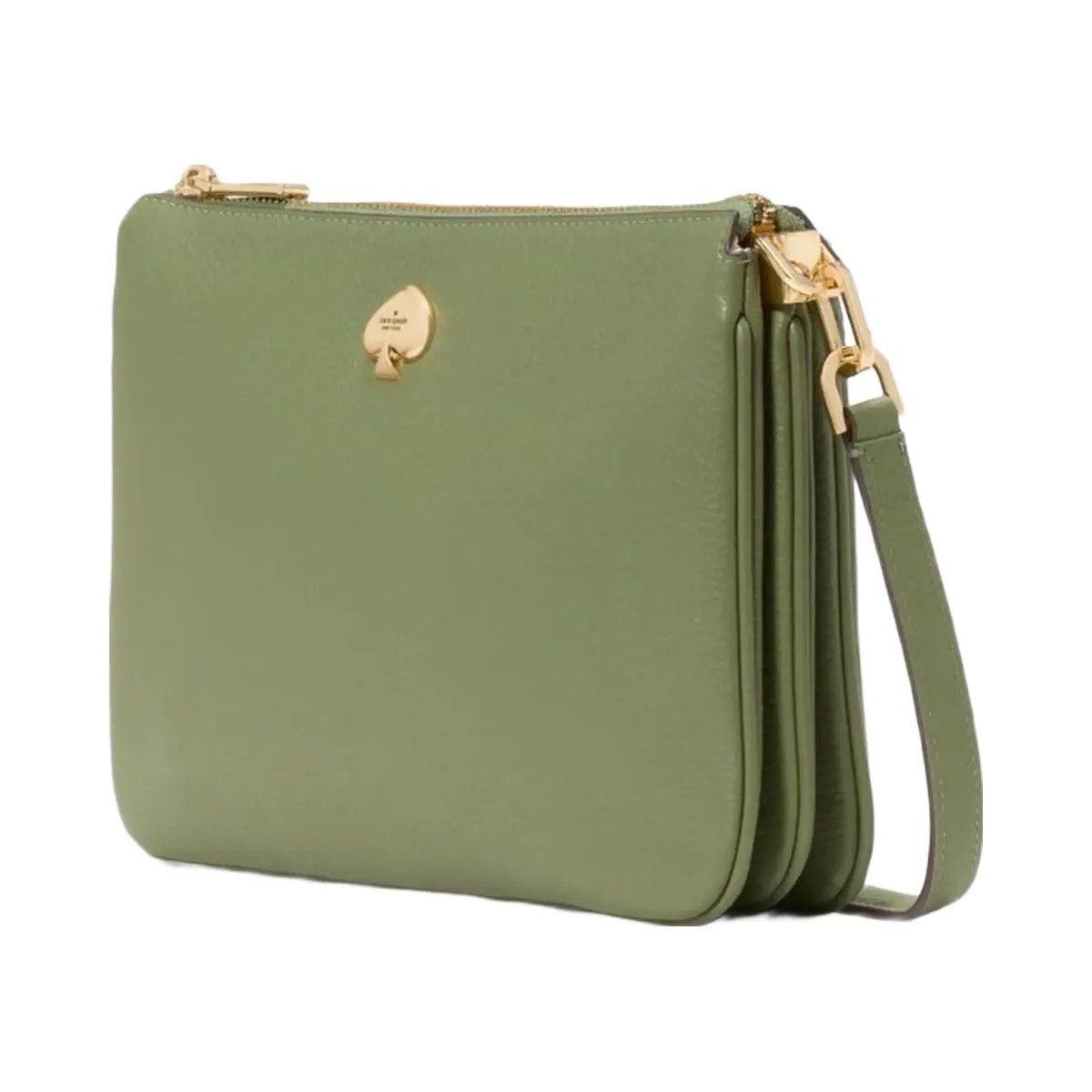 Kate Spade Kayla Small Triple Compartment Crossbody Cedar Stand - HypeFly India View 3