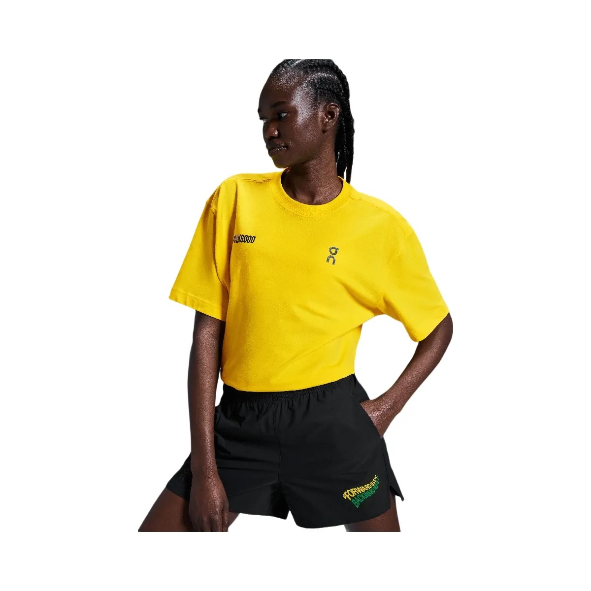 On Core Shorts Walkgood Black - HypeFly India View 6
