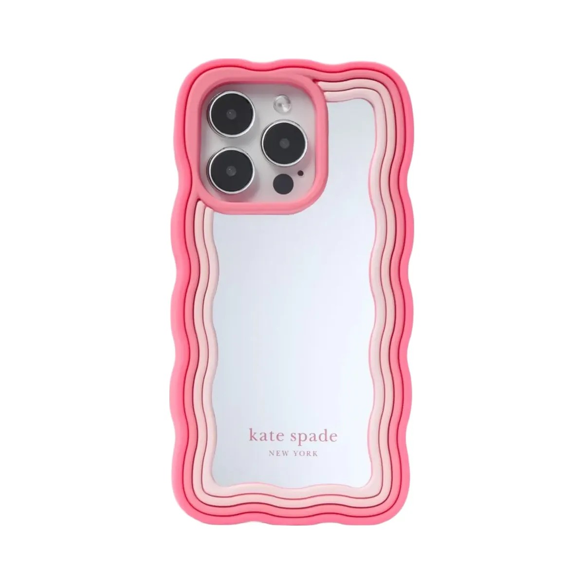 Kate Spade Mirrored iPhone 15 Pro Case Pastry Pink Multi - HypeFly India View 1