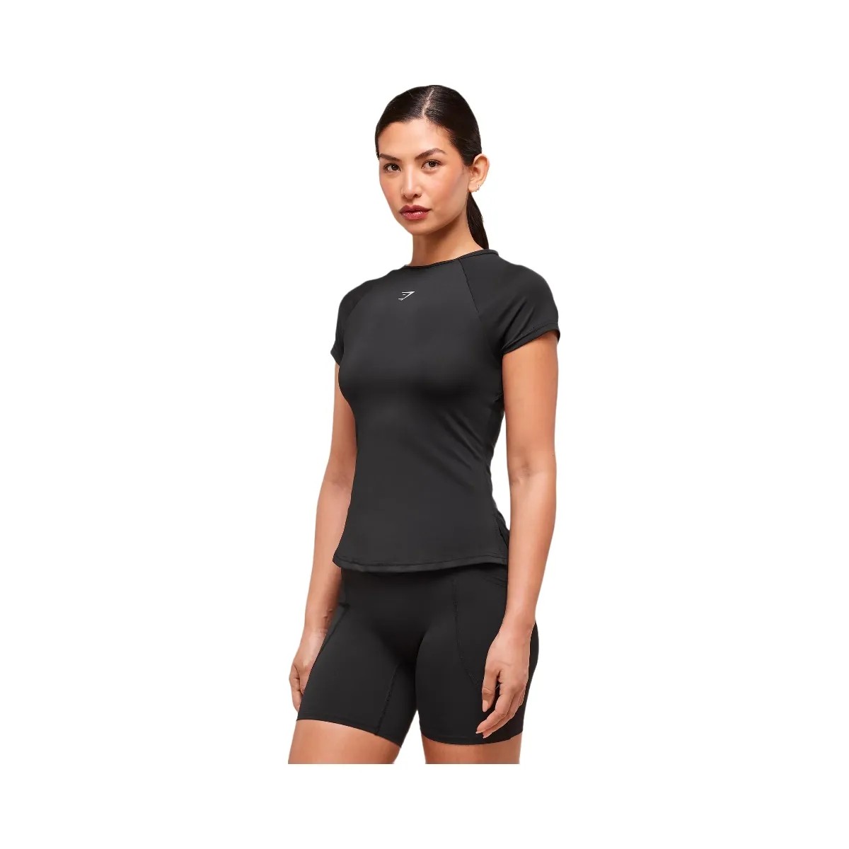 Gymshark Running Back Vent T-Shirt - Black - HypeFly India View 3