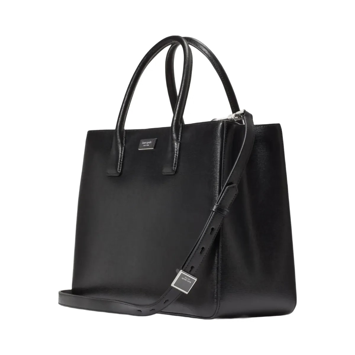 Kate Spade Sam Icon Large Tote Black - HypeFly India View 1