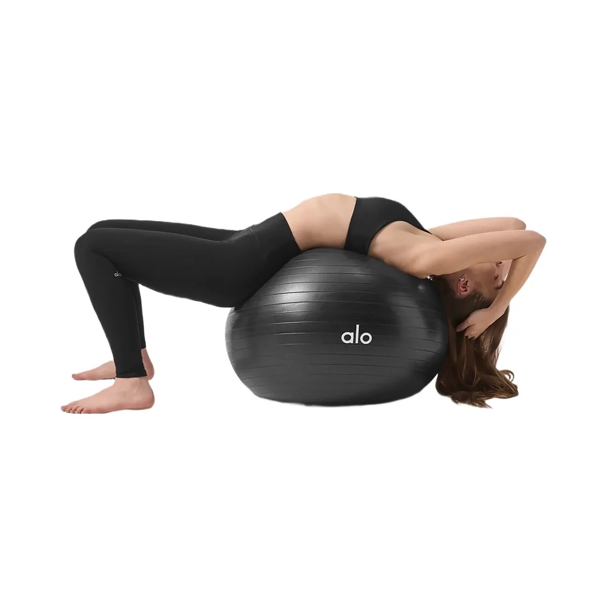 Alo Women's High-Waist Solid Vapor Legging - Black - HypeFly India View 4