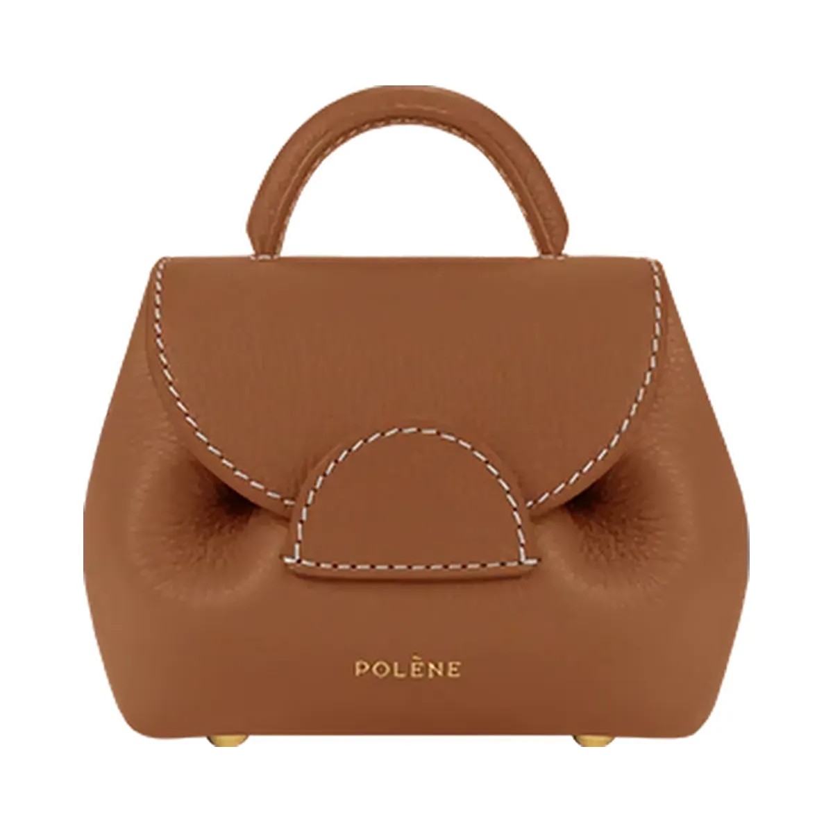 Polene Numero Un Micro Textured Camel - HypeFly India View 1