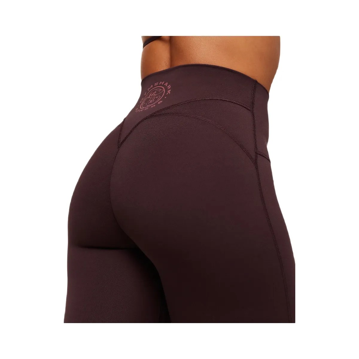 Gymshark Legacy Logo Leggings - Cherry Purple - HypeFly India View 5