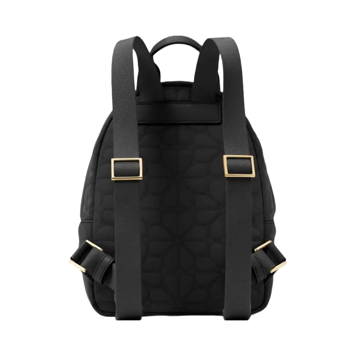 Kate Spade Flower Quilted Fabric Small Backpack Black - HypeFly India View 5