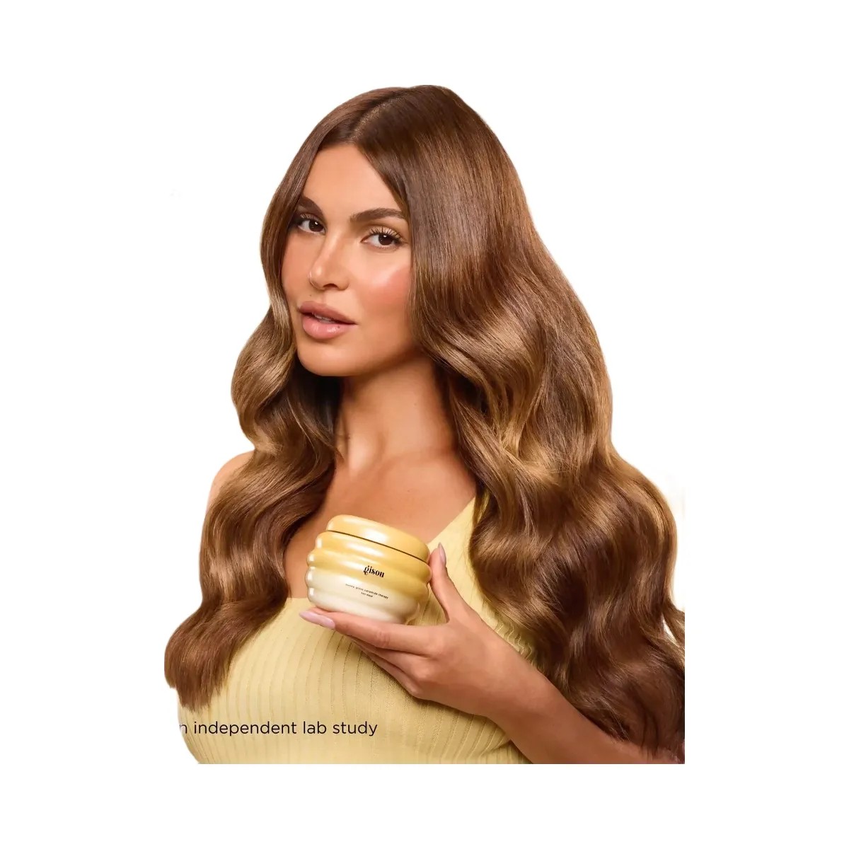 Gisou Honey Gloss Ceramide Therapy Hydrating Hair Mask Duo - HypeFly India View 6