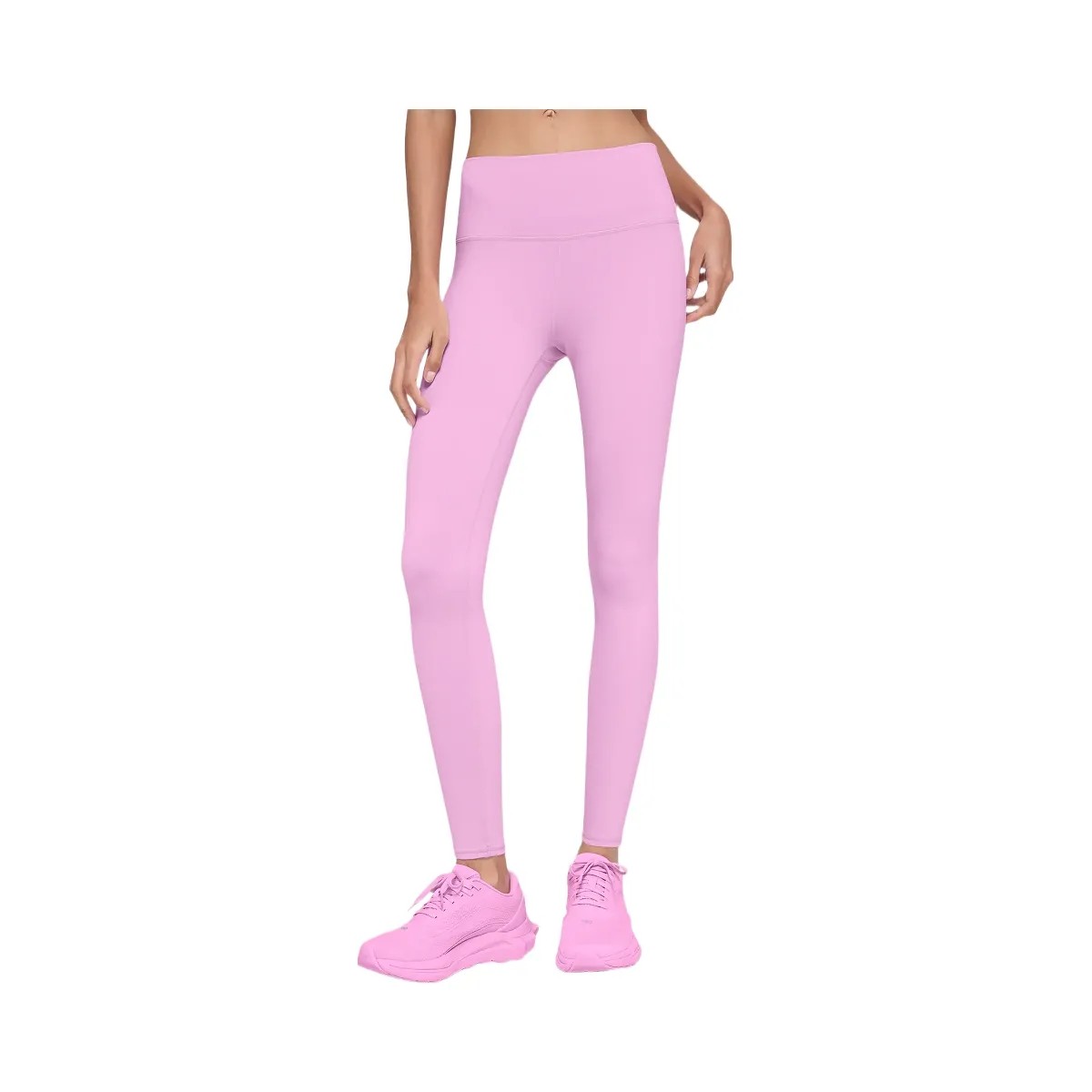 Alo Women's High-Waist Airbrush Legging - Candy Heart Pink - HypeFly India View 4