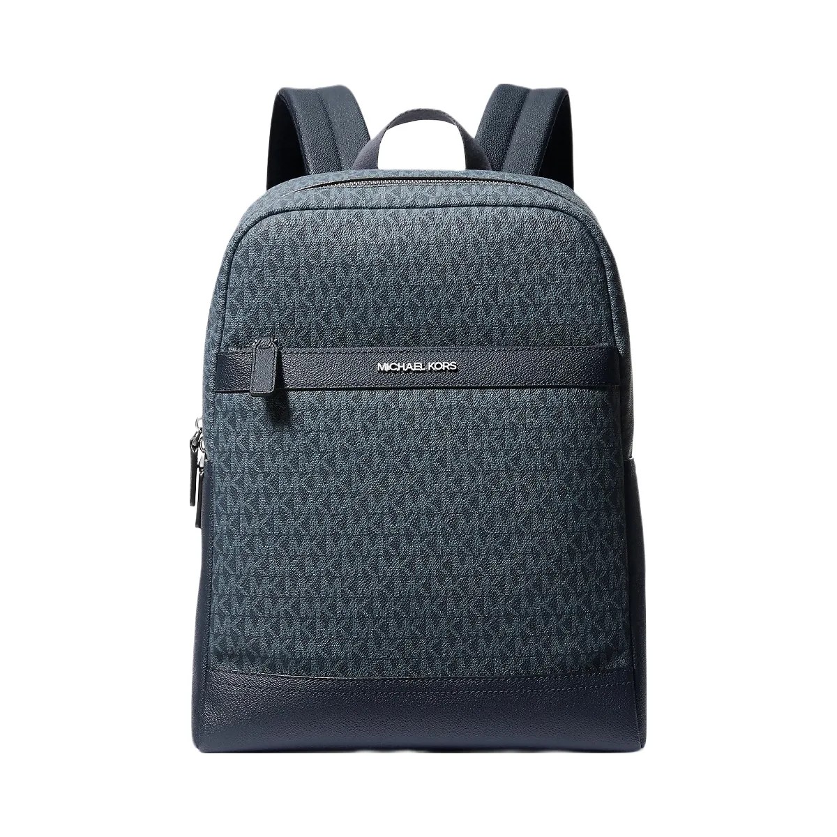 Michael Kors Cooper Medium Signature Logo Backpack Admrl-Plblue - HypeFly India View 1