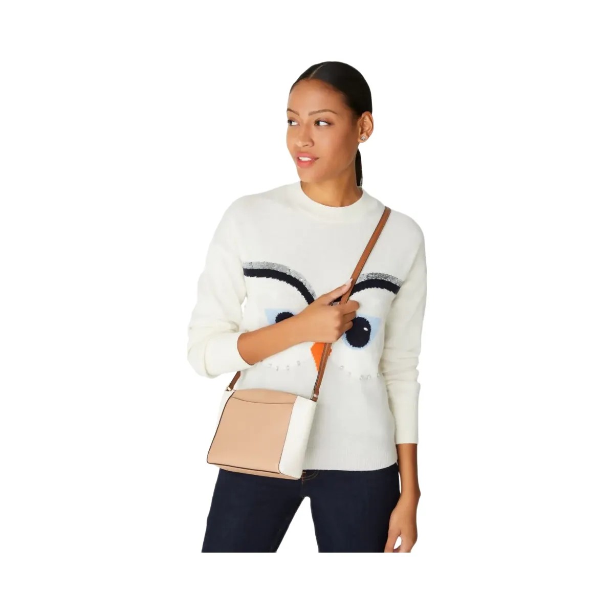 Kate Spade Monica Small Crossbody Light Fawn Multi - HypeFly India View 2
