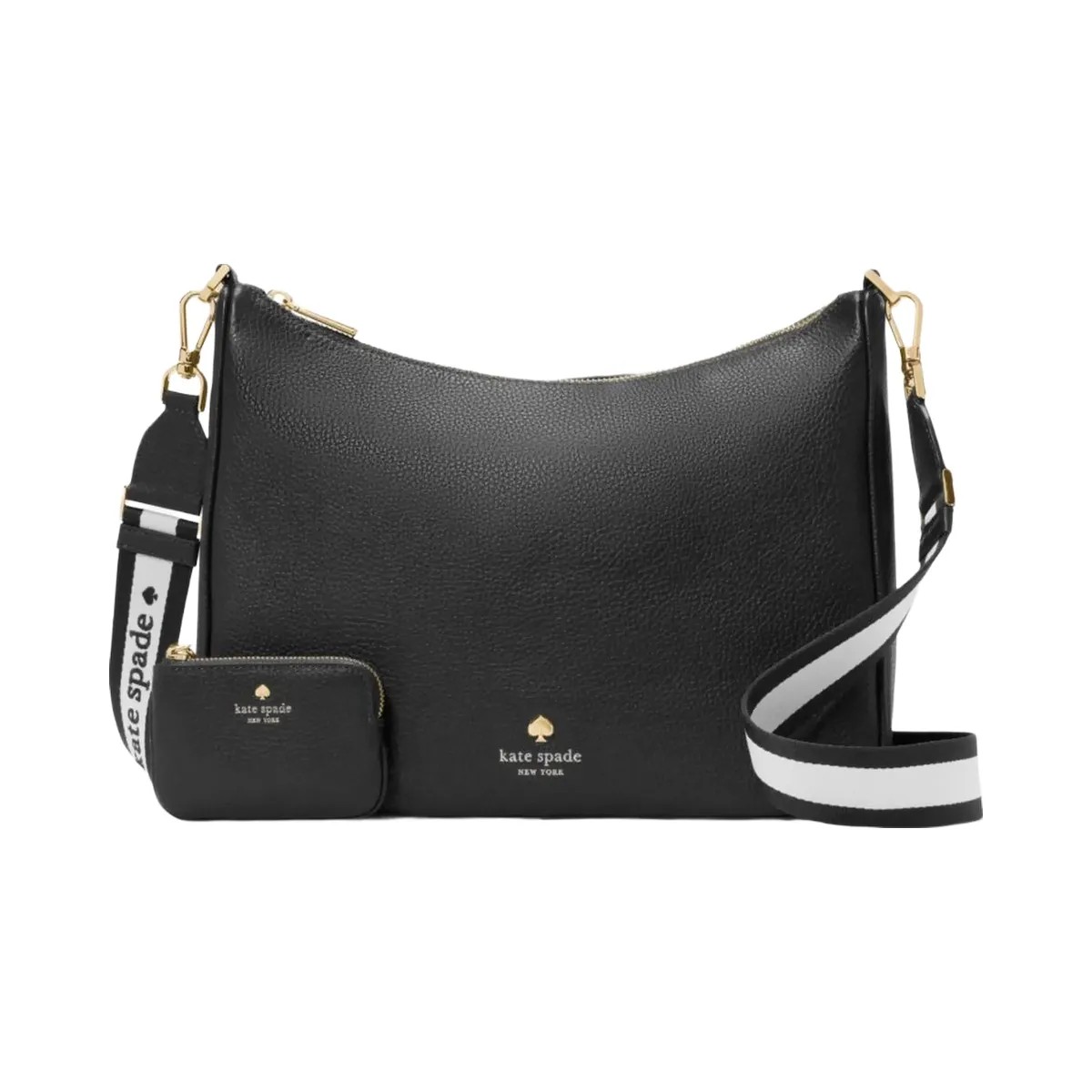 Kate Spade Emma Large Crossbody Bag Black - HypeFly India View 1